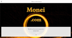 Desktop Screenshot of monei.com