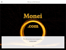 Tablet Screenshot of monei.com